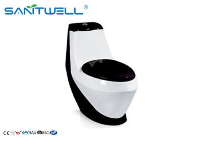 China Porcelain ONE Piece Toilet  Standard WC 780*400*760 Mm SWC411 With CE Certification for sale