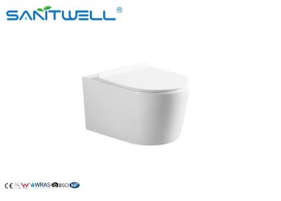 China Mercancías sanitarias del WC de la ronda montada en la pared sanitaria sin rebordes del diseño moderno SWM9315 de cerámica en venta