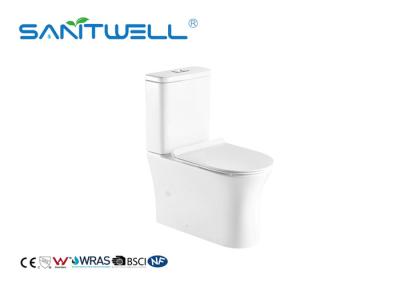 China Two Piece Close Coupled Toilet Modern Ceramic Toilet With P Trap For Bathroom for sale