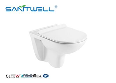 China Fashionable Wall Hung Wc Toilet White Color Self Clean European Style for sale