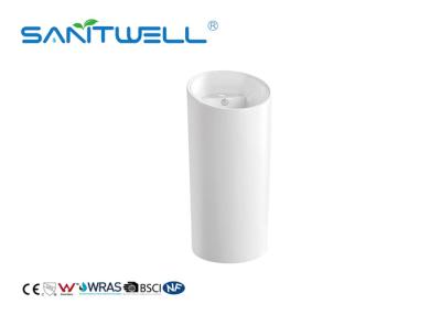 China China Supplier Ceramic Pedestal Hand Wash Basin SP-018 Good Model White Color CE Certification for sale