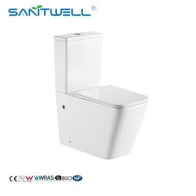China China Suppliers New Models UF Seat Cover Two Piece Rimless Toilets For Bathroom for sale
