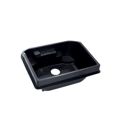 China China Suppliers New Styles Black Ceramic shampoo bowl wash basin for beauty for sale