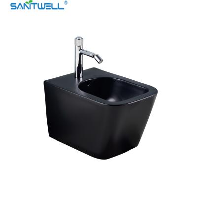 China SWJ0531MB Bathroom WC pan White Wall Hung Bidet 490*370*300 mm size , Floor mounted bidet for sale