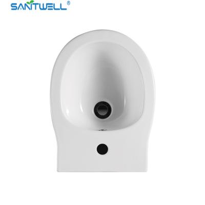China Bathroom WC pan SWJ1031 White Wall Hung Bidet 495*365*295 mm size , Floor mounted bidet for sale