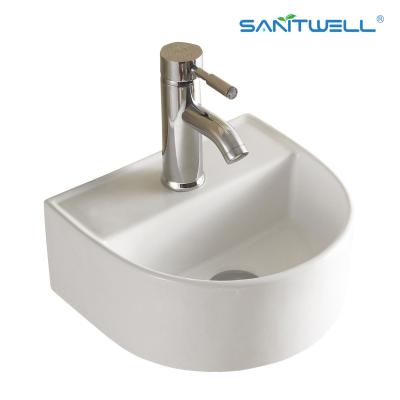 China AB8307  square chaozhou suppliers wall hung sink Above Counter Basin Ceramic Basin for sale