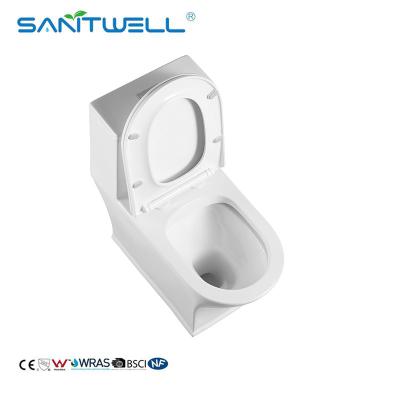 China Lieferantenchaozhous SWM8620 China Toilettensitzeinteilige Toilette SWM8620 keramische zu verkaufen