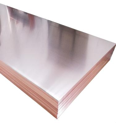 China High Strength H80 Industrial Copper Plates 99.9% 18 Gauge Copper Plate for sale