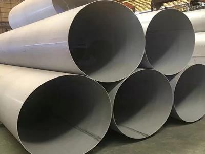 China 0.7mm 0.8mm Stainless Steel Welded Pipe 316L  High Tensile Strength for sale