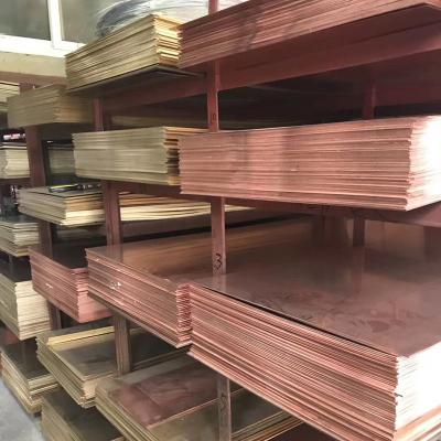 China C12000 99.99% Pure Decorative Bronze Metal Sheets Thin Copper Plate for sale