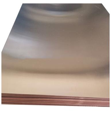 China Polished Pure Copper Sheet Plate 4mm~2500mm Width Bronze Sheet Plate for sale