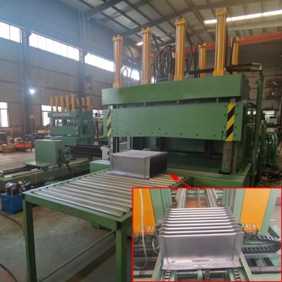 China Transformer Oil Tank Shell Corrugated Fin Forming Machine Equipment Automatic for sale