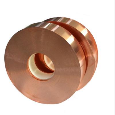 China Rollo de cobre de la hoja de la pureza del rollo 99,9 de la hoja de metal del NIVEL del T2 C1100 para el tipo seco transformador en venta