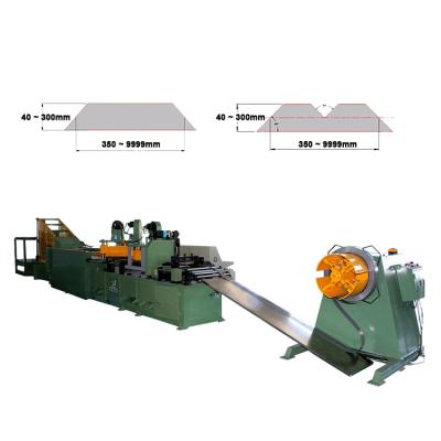 China Corte de acero de la base del transformador del silicio automático de la cortadora a la línea de la longitud en venta