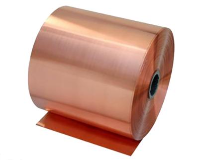 China Transformer C1011 C1020 OFC Pure Copper Conductive Strips Metal Foil Roll 600mm for sale