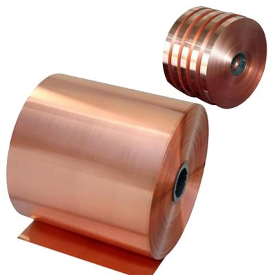 中国 投げられた樹脂の金属ホイル ロール変圧器OFCに純粋な銅ホイル ロール1000mmをする 販売のため