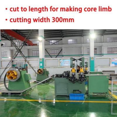 China CRGO Silicon Steel Transformer Core Cutting Machine 14kw For Making Core Limb for sale