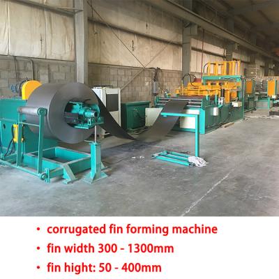 China Corrugated Fin Forming Machine For Making Transformer Oil Tank for sale