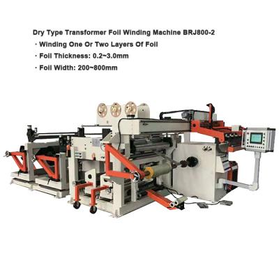 China PLC Control Dry Type Transformer Foil Winding Machine With Copper Foil for sale