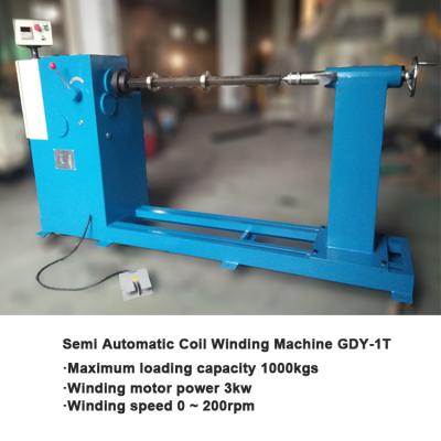 China Oil Immersed Transformer Coil Winding Machine Semi Automatic for sale