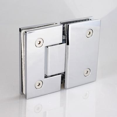 China Stainless Steel Shower Glass Door Hinge Glass Fittings 180 Degree For Bathroom for sale
