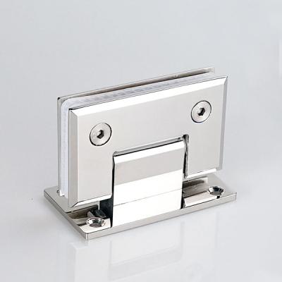 China Modern Brass Shower Glass Door Hinge Wall Mounted With Graphic Design for sale