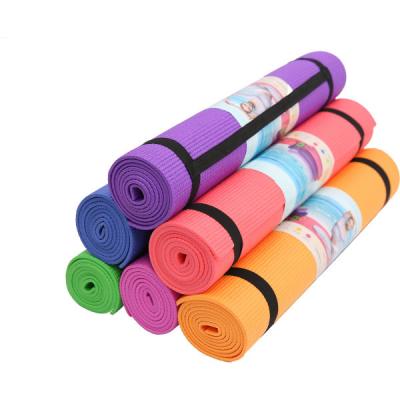 China Esteira material da ioga do Pvc de W61cm, esteira colorida da ioga de 4MM 6MM 8MM à venda