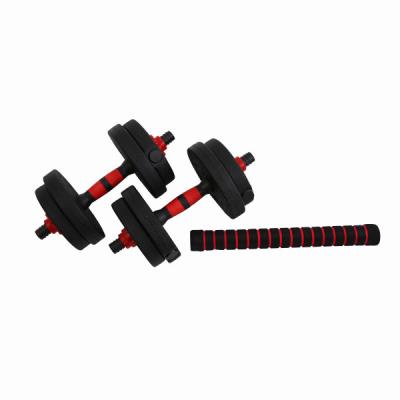 China 10/15/20/30/40/50kg Colorful Cement Dumbbell Set , ODM Home Barbell Kit for sale