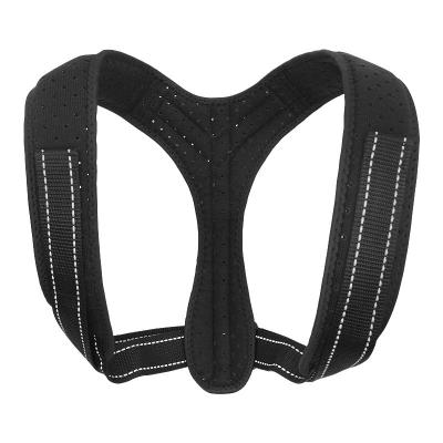 China Nylon Sports Protection Equipment Black Clavicle Back Posture Corrector for sale