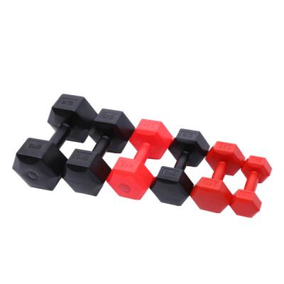 China OEM 10kg Plastic Cement Power Training Dumbbells Colorful for sale