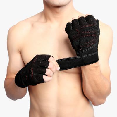 China OEM Shockproof Breathable Cycling Gloves , M L XL Half Finger Hand Gloves for sale