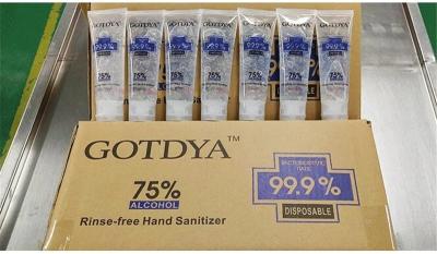 China GOTDYA 80ml Rinse-free Hand sanitizer , free sample , portable for sale