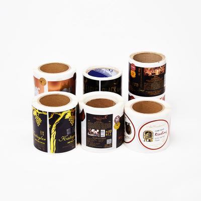China Van de Stickeretiketten van de parfumfles het Verpakkende Broodje van de Folievinyl Screenprinted Stickers Te koop