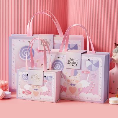 China caja de empaquetado del regalo animal de la cartulina del Lockdown 1400gsm para el cumpleaños del bebé en venta