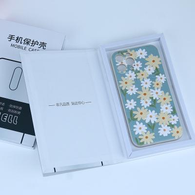 China Glossy Lamination Paperboard Mobile Case Packaging Box For Phone Cover for sale