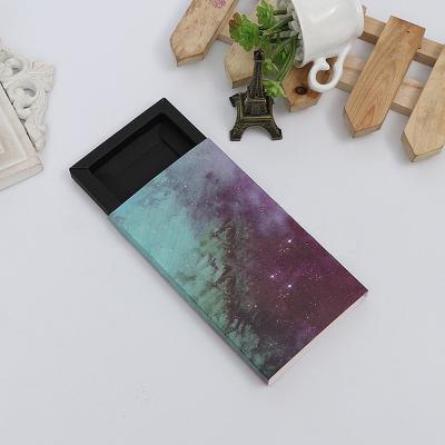 China Marble Grid Mobile Case Packaging Box Matt Plastic Window Cardboard Blister Packaging for sale