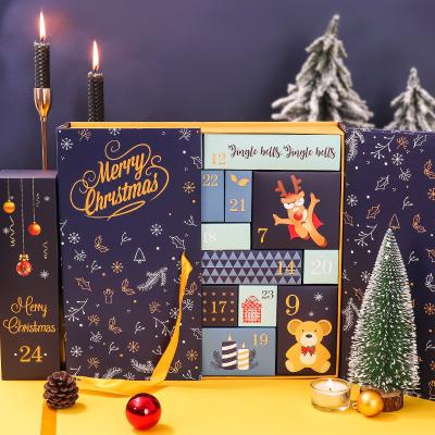 China Countdown-Pappgeschenk-Verpackenkasten leeres Advent Calendar Boxes zu verkaufen
