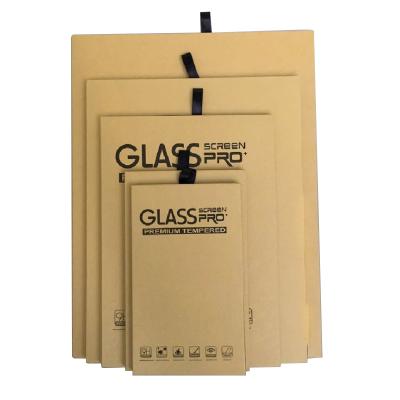 China Universal Varnished Tempered Glass Phone Case Packaging Box Customized for sale