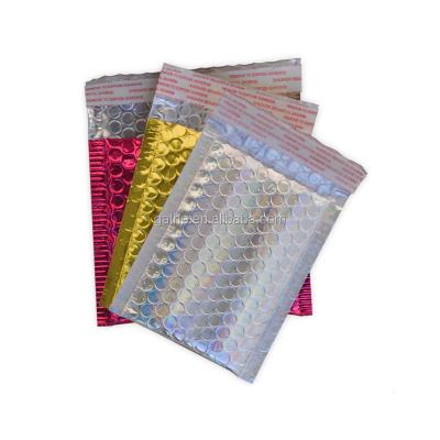 China Air Bubble Padded Holographic Mailers Bulk Bag For Shipping Packaging for sale