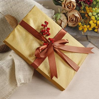 China Custom Printed Logo Gift Wrapping Paper For Flower Rose Present Clothing for sale