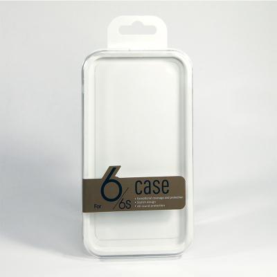 China Clear PVC PET Mobile Case Packaging Box For Electronic Products for sale