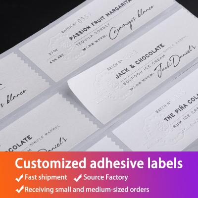 China Douanedocument stickers 3D vinyl waterdichte etiketten met gedrukt bedrijfembleem Te koop