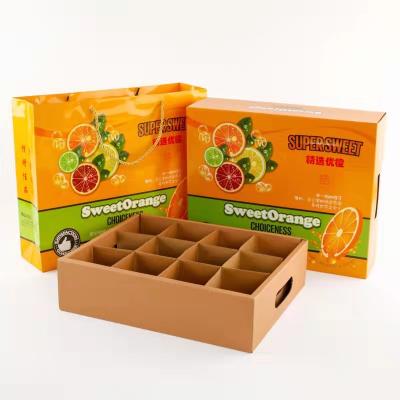 Chine Conception unique faite main colorée de boîte d'emballage de cadeau de carton de fruit à vendre