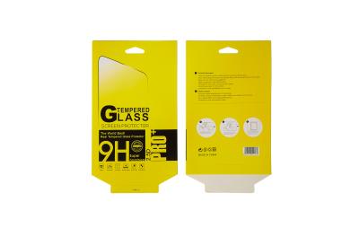China Customized Paper Screen Protector Packaging Box For Oldable Tempered Glass Film for sale