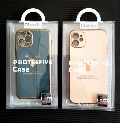 China PVC Transparent Packaging Paper Box Custom Logo Phone Case Packaging Box for sale