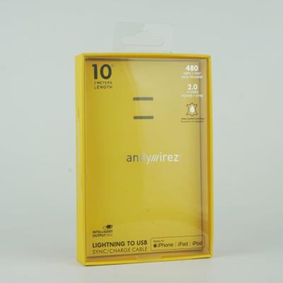 China Linha de cabo personalizada OEM Caixa de embalagem eletrônica Caixa de exibição com bolha à venda