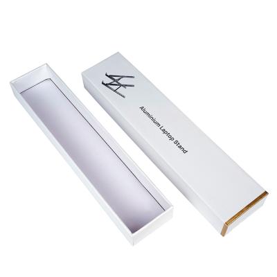 China Cajas personalizadas con embalaje de logotipo cartón blanco Estante para porta teléfonos Embalaje de cajas de papel en venta