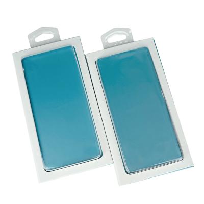China Electronic Product Packaging Phone Case Box With Hook And Window à venda