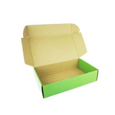 China Warm verkrijgbaar Op maat geprint logo Recycle carton verpakking golfplaat floding doos Te koop