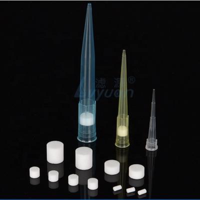 China Microporous PTFE 300 Micron 20ul PVDF PA Pipette Tip Filter for sale